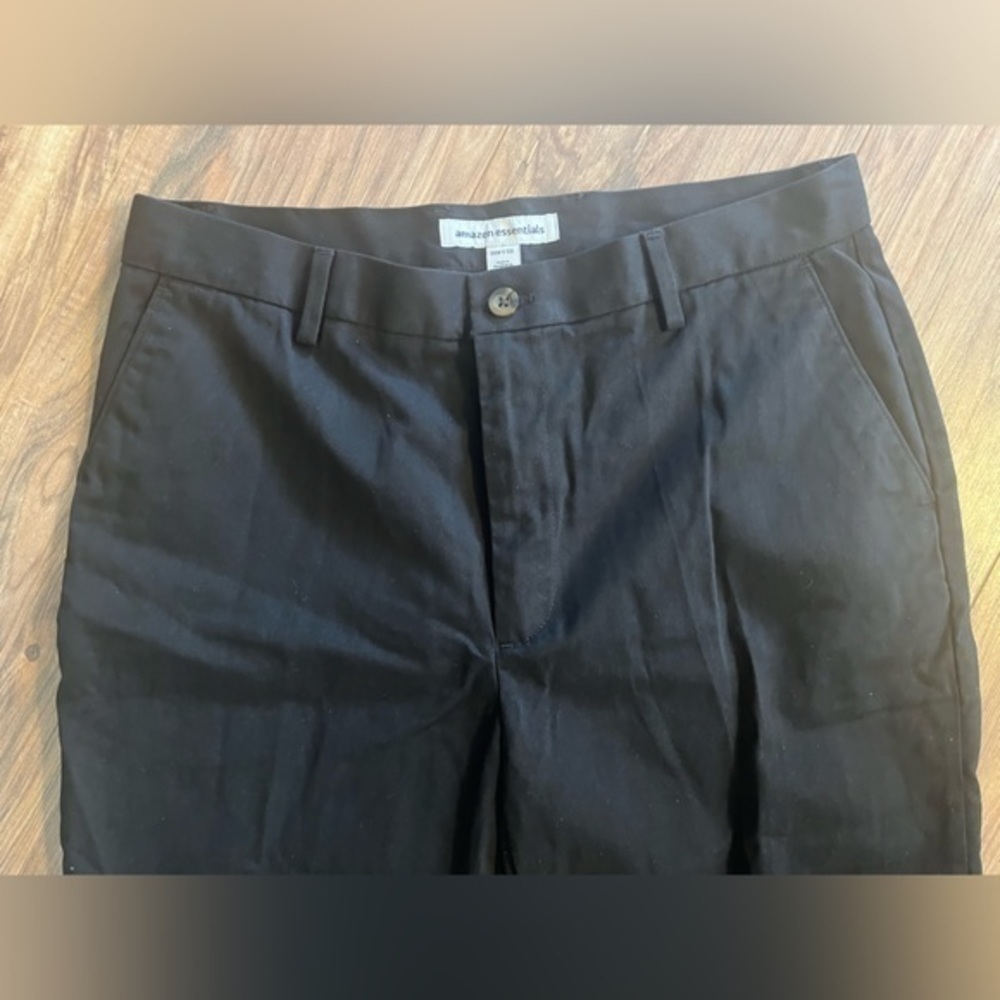 Men's Classic Fit Wrinkle-Resistant Suit Pants Flat Front Dress Pants sz 34 x 32 - Picture 3 of 6